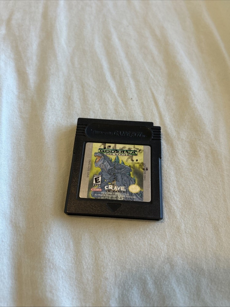 Authentic 1999 Godzilla The Series Game Boy Color Cartridge