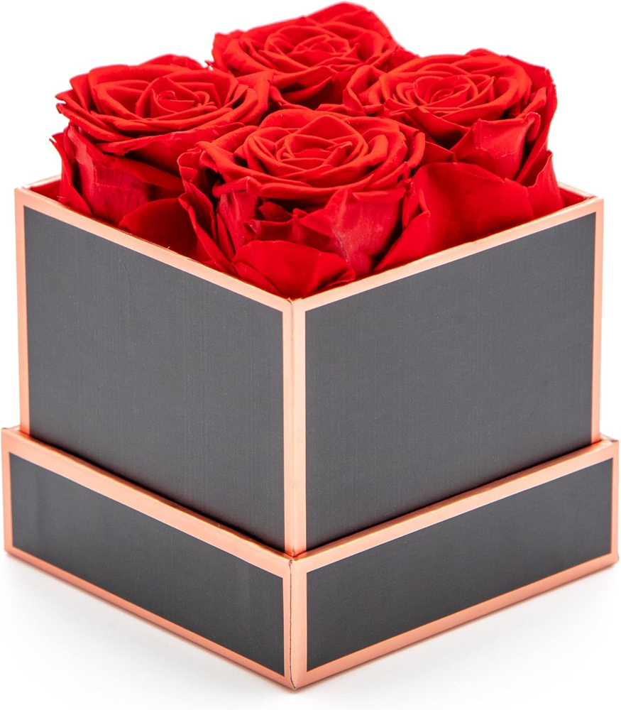 Preserved Roses Gift Set for Mother'S Day – Stunning Eternal Roses in Gift Box f