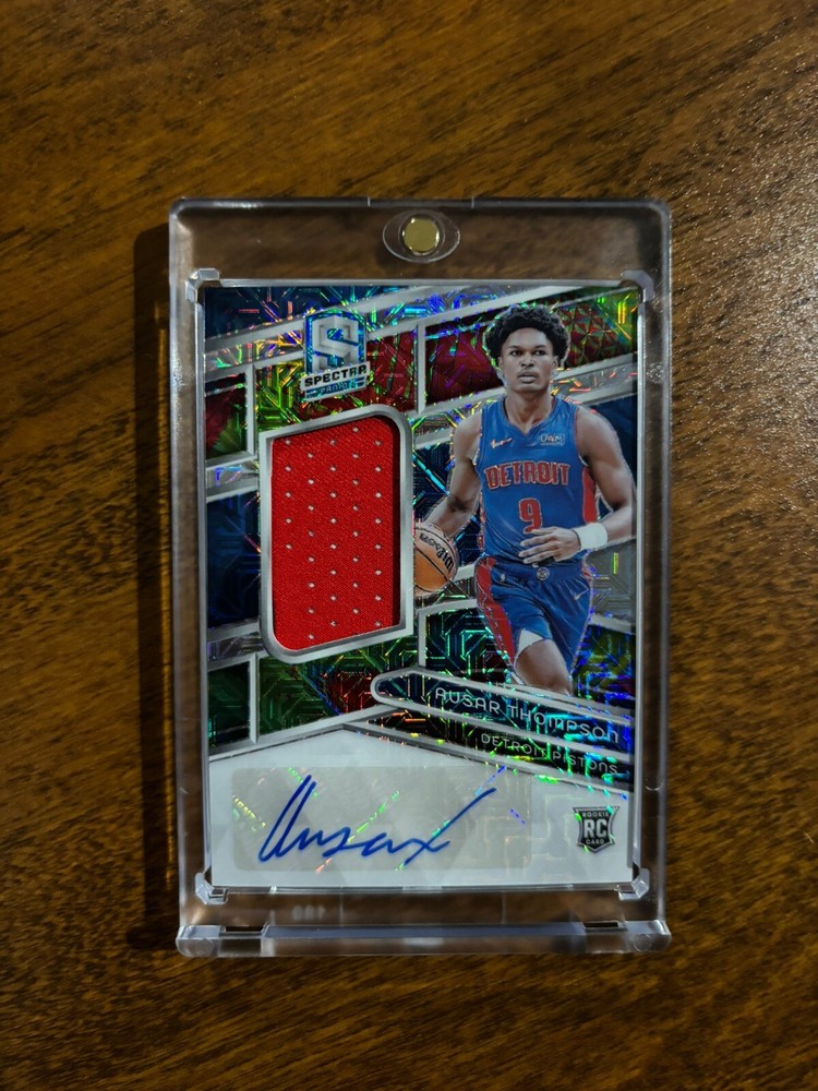 ✨2023-24 Spectra Ausar Thompson Meta Rookie Jersey Autographs RPA /25 RC #226