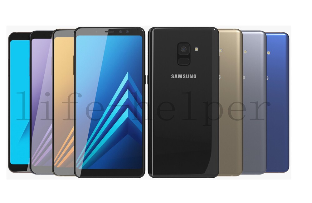Android Samsung Galaxy A8 (2018) Duos with dual-SIM A530F/DS Phone 4GB 32GB ROM