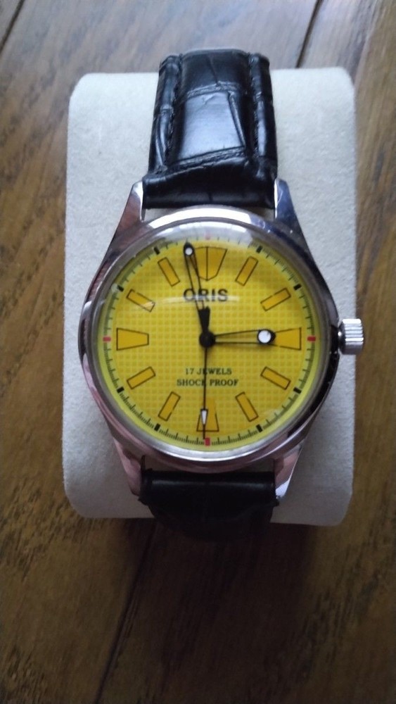 ORIS Vintage Hand-wound Watch Men's Yellow Used F/S