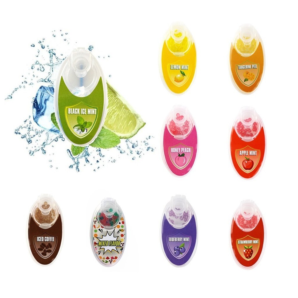 Aroma Capsules Pack 100 DIY Click Filter Balls Bead Burst Ball Capsule Bead 6 ml