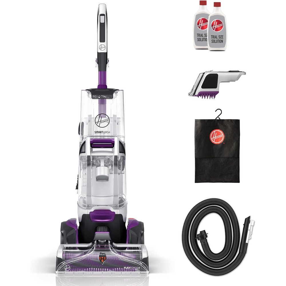 Hoover SmartWash Automatic Carpet Cleaner Machine FH53000PC, Purple
