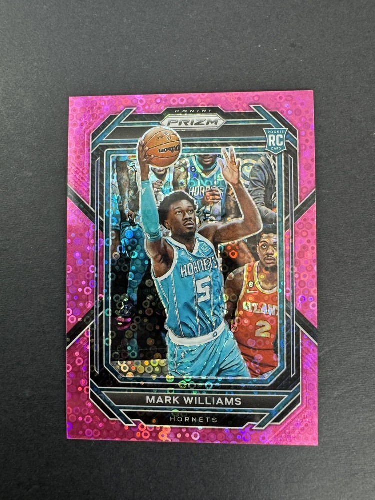 2022-23 Prizm Fast Break Mark Williams #257 Rookie RC Pink Disco Prizm /50