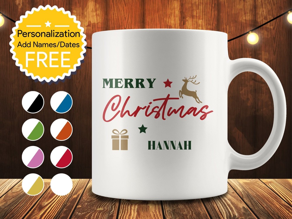 Personalized Christmas Mug Christmas Mug Winter Mug Holiday Mug Christmas Gift