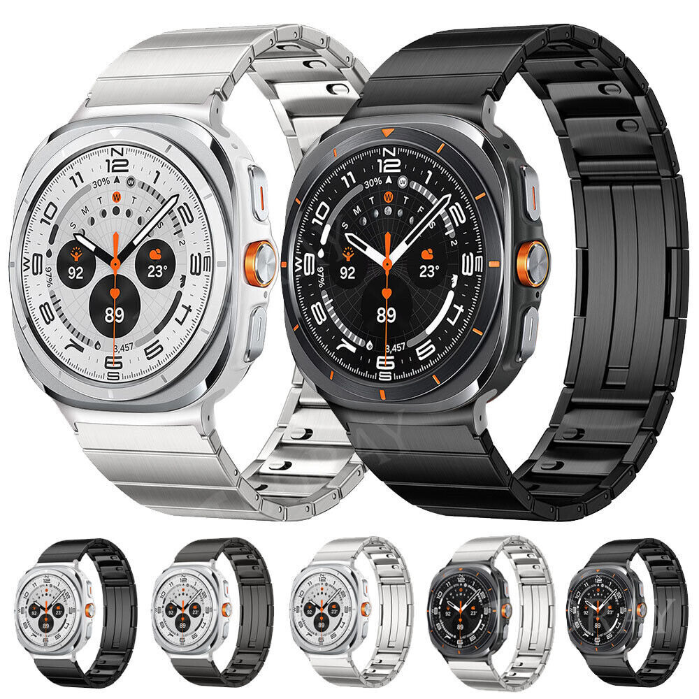 Watch Band For Samsung Galaxy Watch Ultra 47mm 2024 Stainless Steel Metal Strap