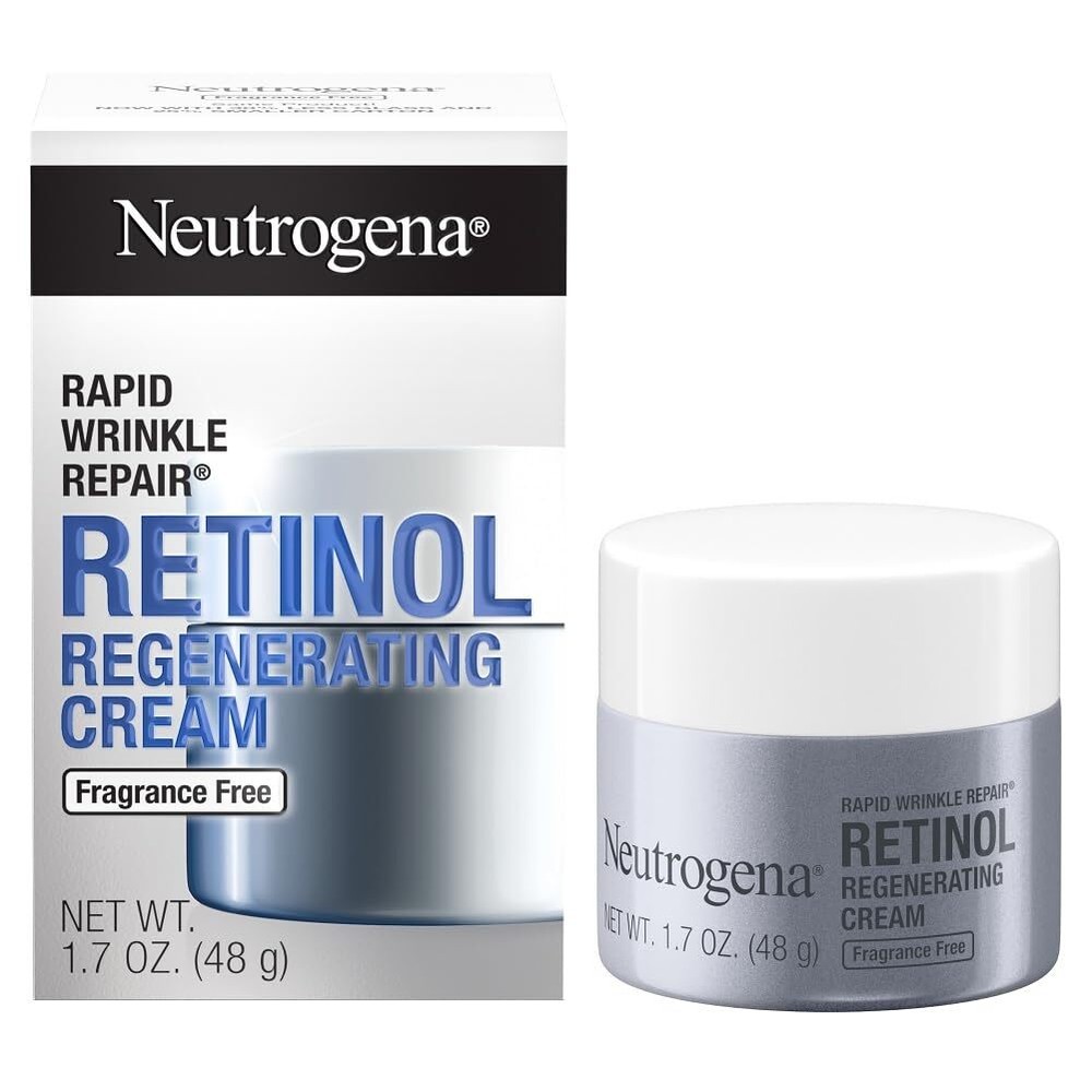 Retinol Face Moisturizer for Rapid Wrinkle Repair Fragrance-Free Daily Anti-Aging Cream