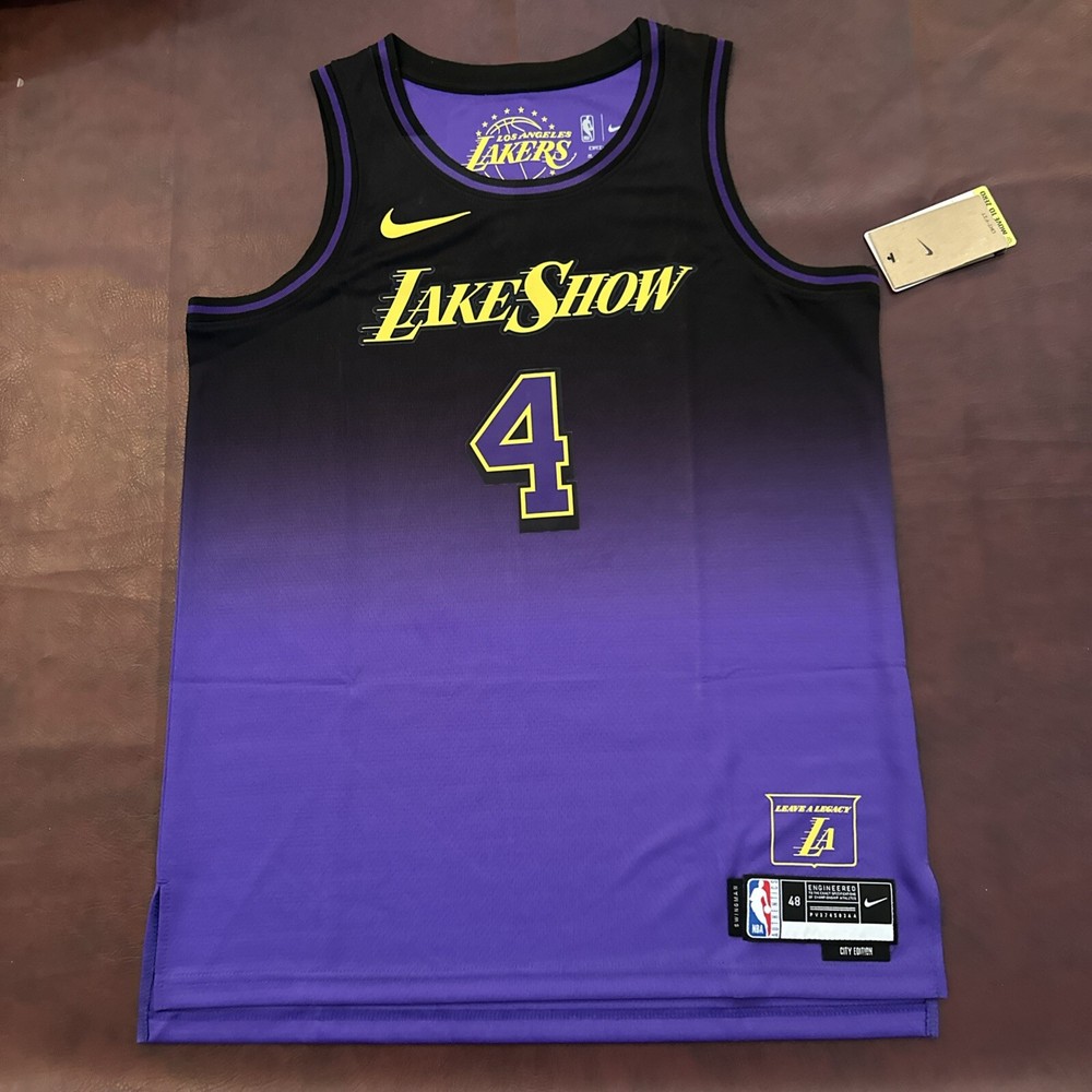 Dalton Knecht Los Angeles Lakers Lake Show Jersey City Mens Large #4 Rookie