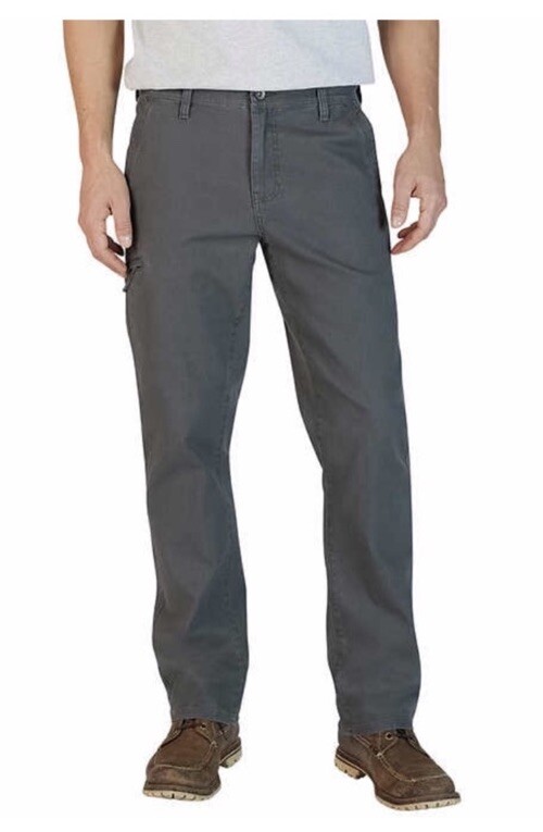 NWT Weatherproof Vintage Men's Canvas Pant Flex Utility  GRAY - W42 X L32