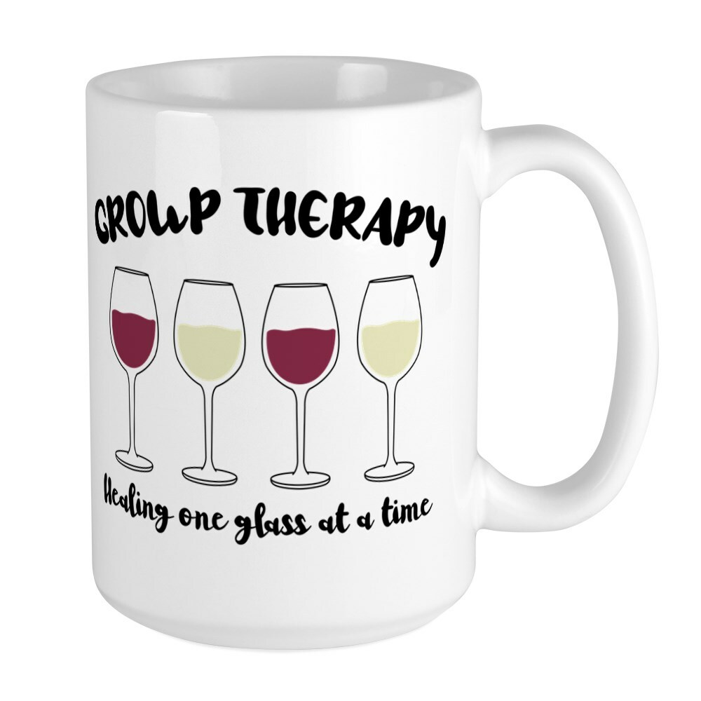 CafePress Group Therapy Coffee Mug, Large 15 oz. White Coffee Cup (199089920)