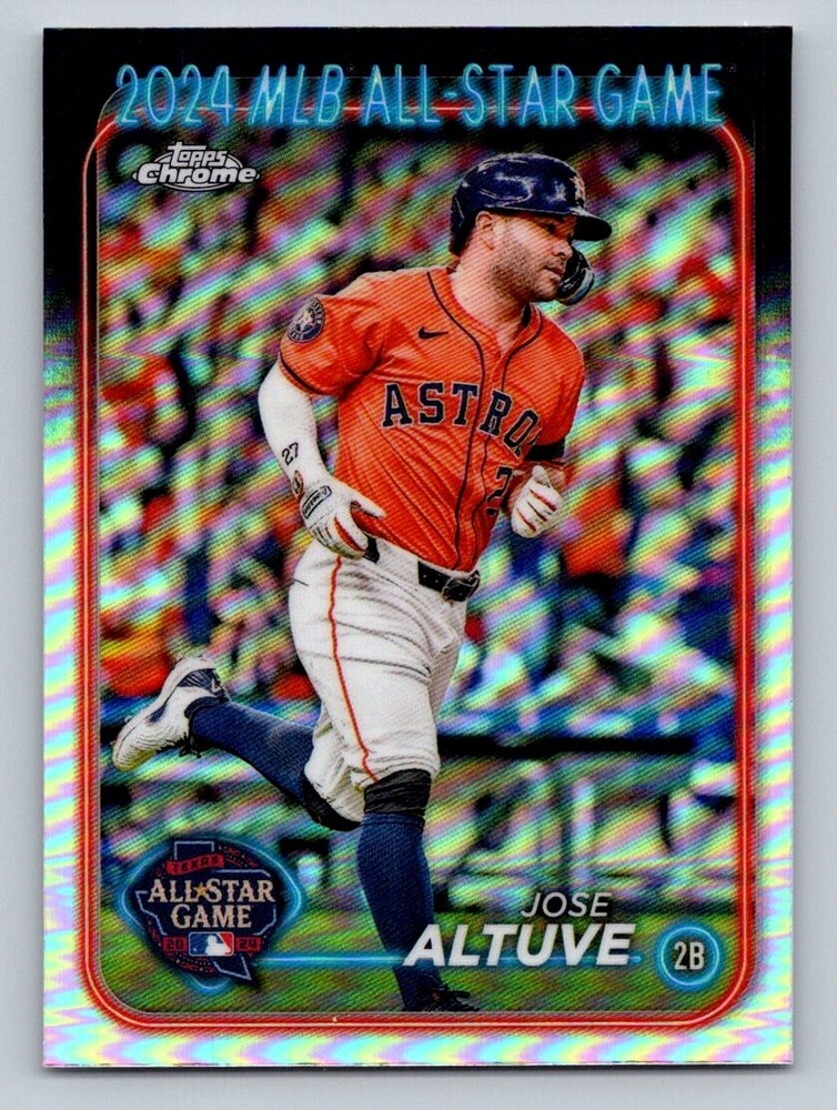 2024 Topps Chrome Update Series ASGC-3 Jose Altuve All-Star Game Card