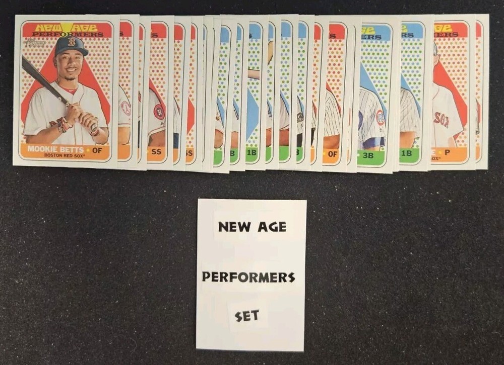 2018 Topps Heritage New Age Performers Complete Insert Set