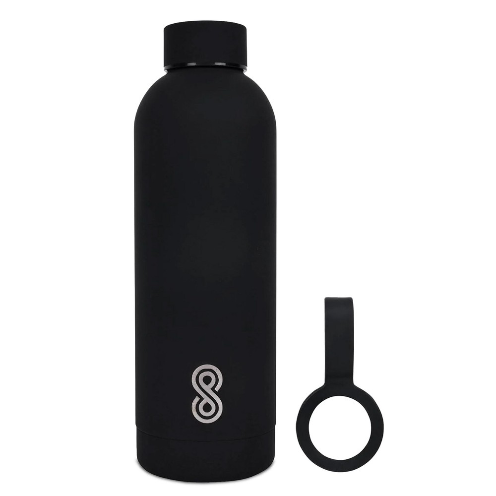 SINT Stainless Steel Double Wall Vacuum Insulated Sport Water Bottle 750ml Grey