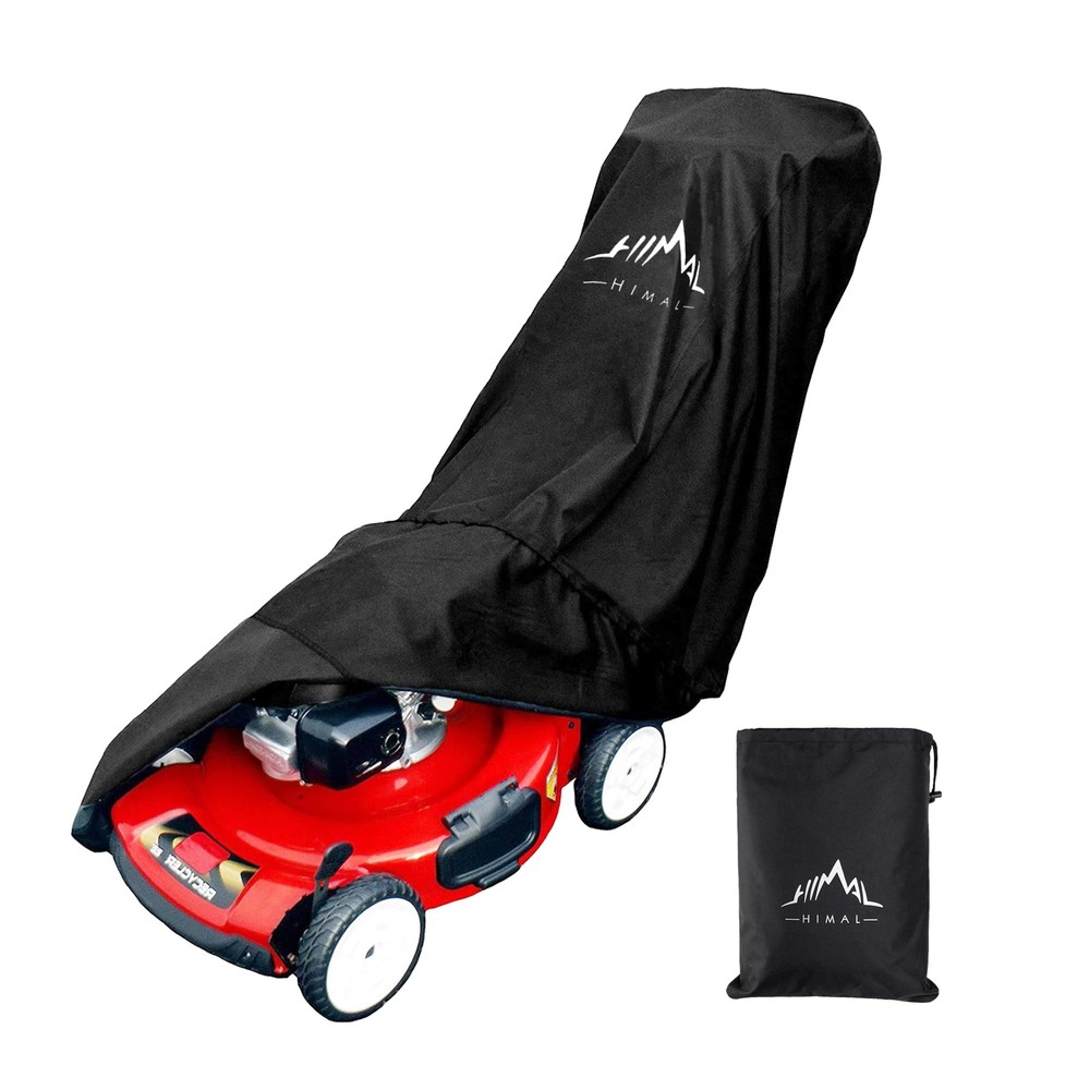Lawn Mower Cover - Heavy Duty 600D Polyester Oxford Waterproof, UV Protection...