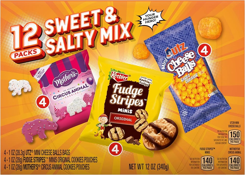 Sweet and Salty Snack Mix with Keebler, Mother’s, and Utz Treats
