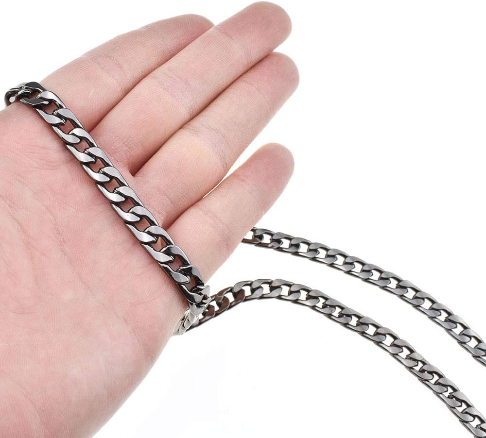 LV Mini Pochette Chain Strap 7mm Wide 31.5 Inch Extra Thick Gold or Silver