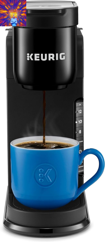 K-Express Single Serve K-Cup Pod Coffee Maker, 3 Brew Sizes, Strong Button Featu