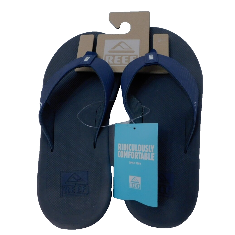 Reef Gray Navy Men's Phantom II Sandals Flip Flops Size 10