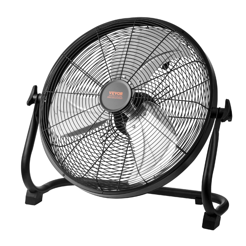 VEVOR 16'' Rechargeable High Velocity Cordless Floor Fan Battery Operated Metal