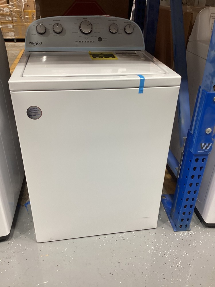 Whirlpool 3.5-cu ft High Efficiency Agitator Top-Load Washer (White) WTW4816FW