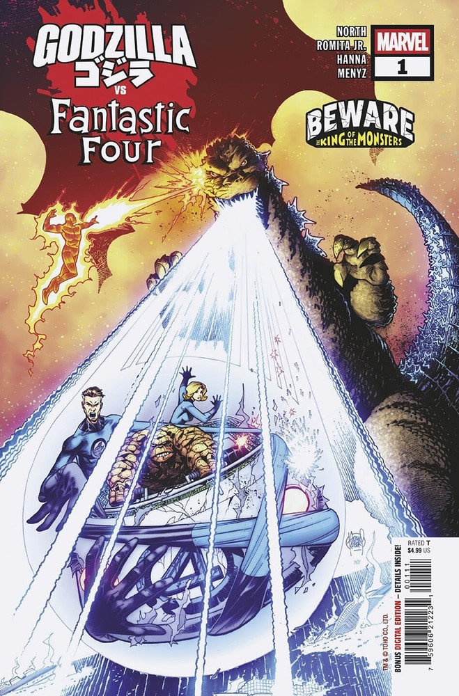 Godzilla vs Fantastic Four 1 2025 New Edition Multiple Cover Options