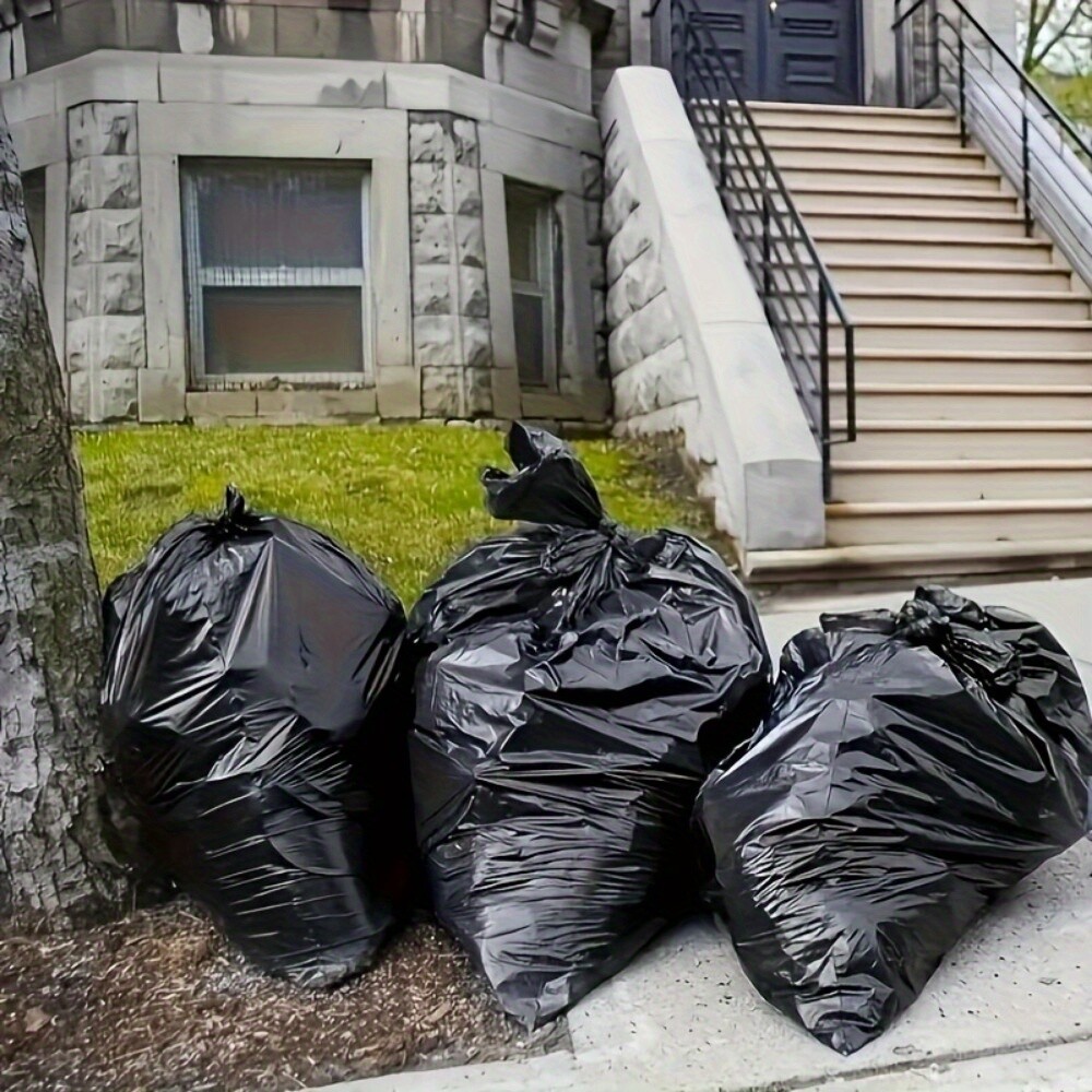New Heavy Duty Black Trash Bags, 45 Gallon, 100 Count 1.9 Mil Thick Garbage Bags