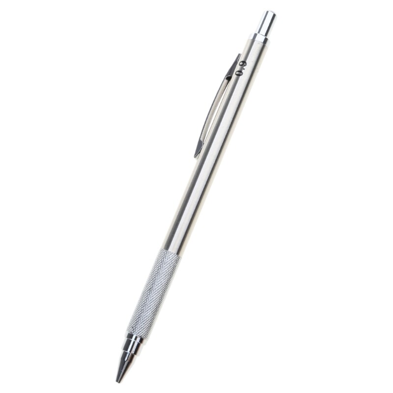 Mechanical Pencil Metal Painting Automatic Pencil with Leads for Writing Drawing