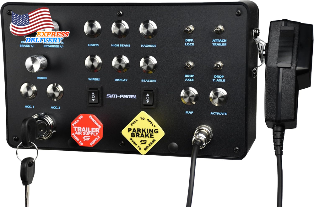 Classic 2 Button Box for ATS/ETS2 American Truck Simulator/Euro Truck Simulator