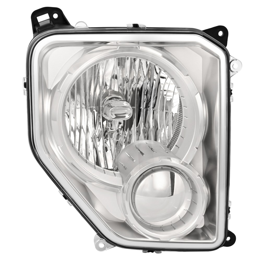 Passenger Side White Headlight Headlamp Assembly For Jeep Liberty 2008-12 W/Bulb