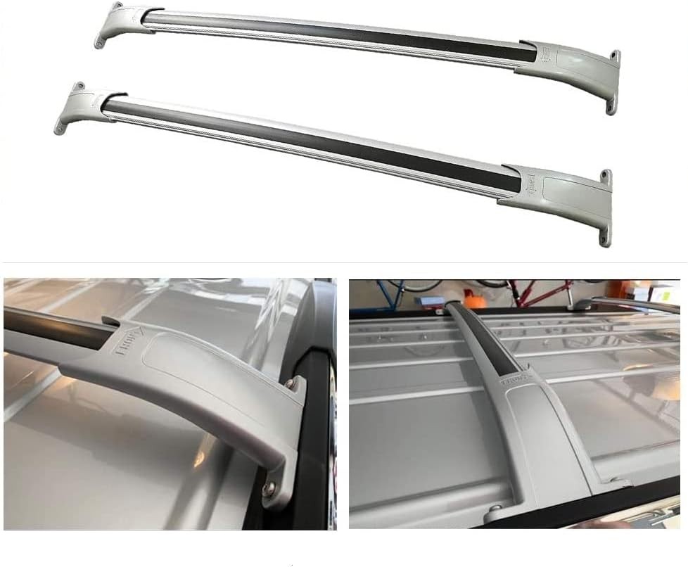 Fits 2015-2020 Chevy Tahoe Suburban Escalade GMC Yukon Roof Rack Silver Aluminum