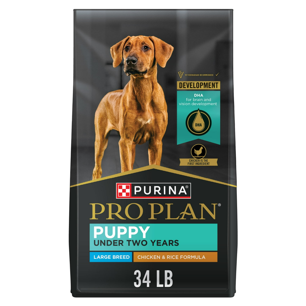 [Flash sale]Purina Pro Plan Large Breed Dry Puppy Food, Chicken and Rice Formula-image