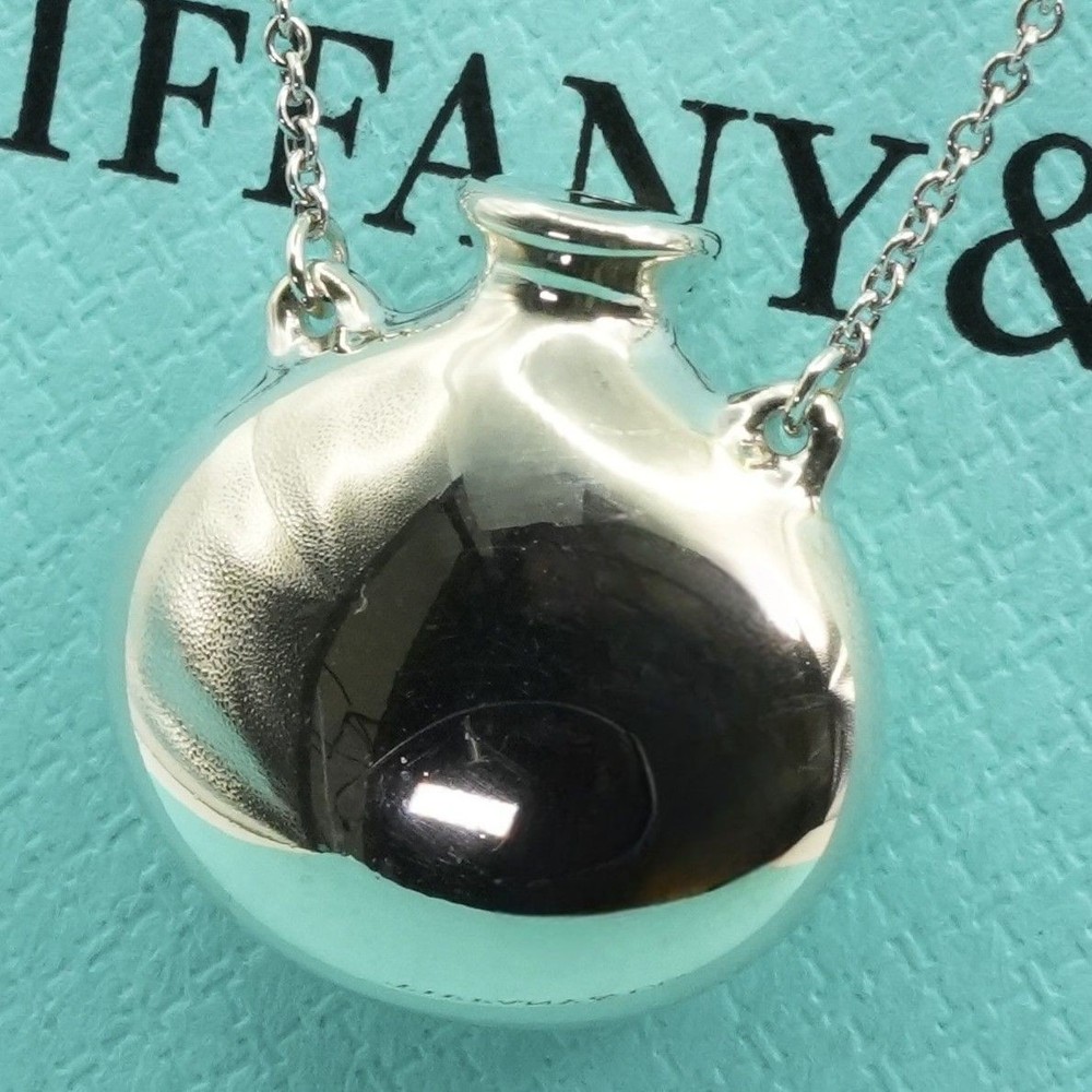 TIFFANY Elsa Peretti Perfume Bottle Necklace 925 Silver 25