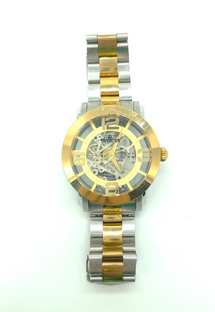 Invicta Vintage Automatic Men's Watch 45mm Steel Gold Case 22583