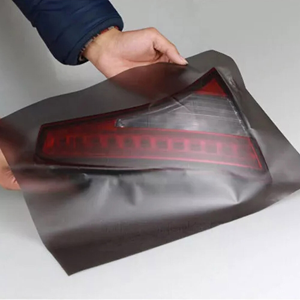 30x120cm Matte Black Vinyl Wrap for Car Headlights and Tail Lights