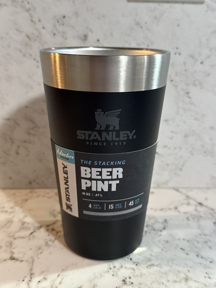 Stanley Adventure 16 Oz Insulated Stainless Steel Azure Beer Pint Glass