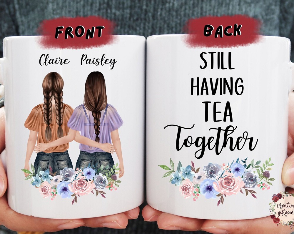 Custom Best Friend Mug Personalized Best Friend Gift Custom Girls Mug Long