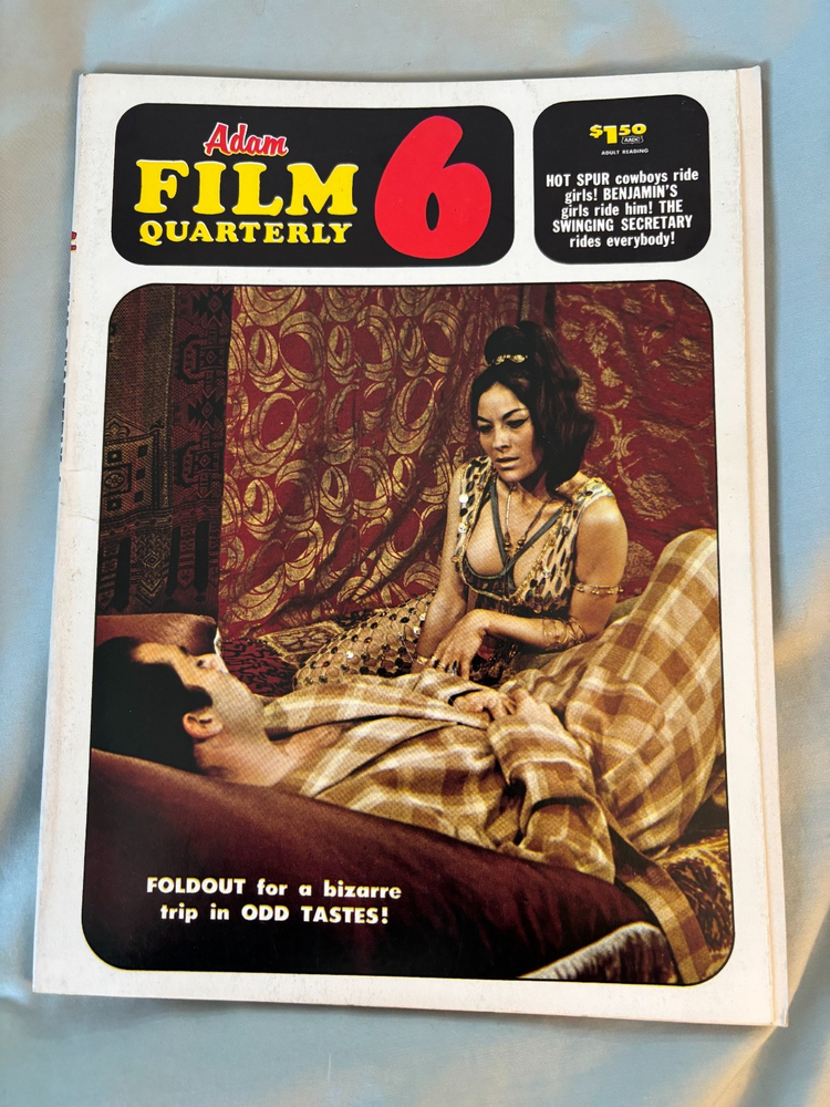 Adam Film Quarterly # 6 movie fan magazine Sept 1968 VG+ Odd Tastes cover