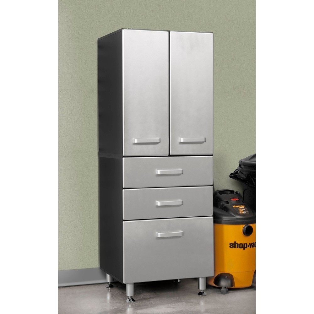 Tuff Stor Model 24206 Garage Storage Cabinet with Two Doors Grey