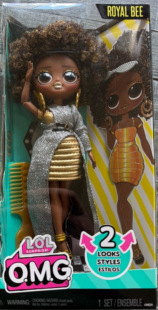 LOL Surprise OMG Royal Bee Fashion Doll 2 Looks Styles New Sealed