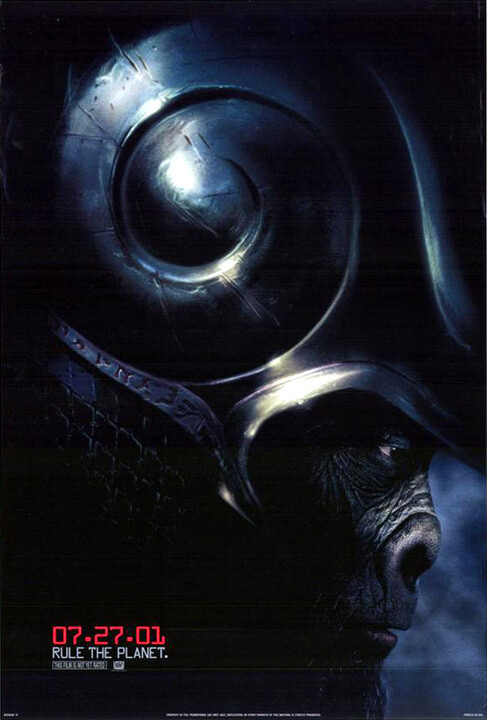 Planet of the Apes (2001) original movie poster advance - single-sided - rolled