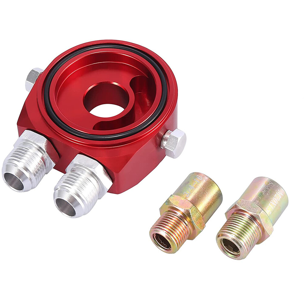 M20 X 1.5 Oil Filter Temp Pressure Cooler Gauge Sandwich Plate Adapter Sensor