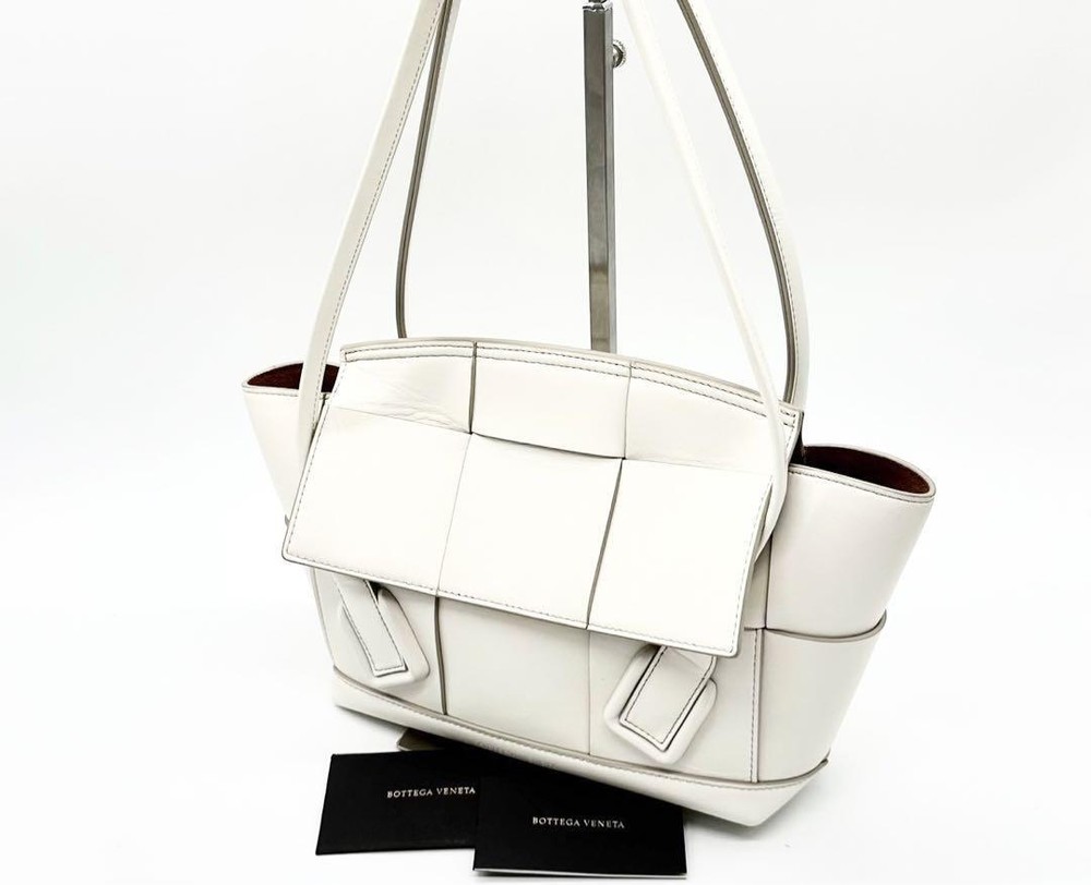 Bottega Veneta Arco Maxi Woven Leather Shoulder Bag