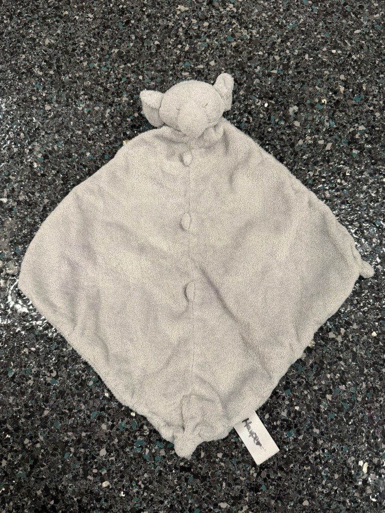 Angel Dear Gray Elephant Lovey Baby Security Blanket Minky Lovie