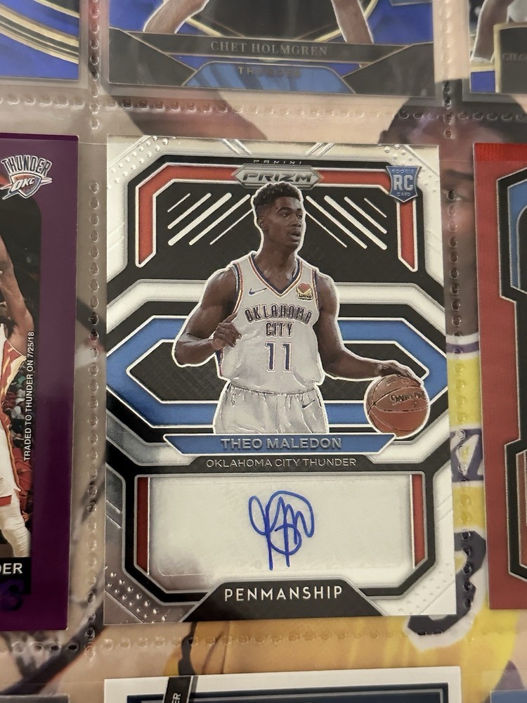 Oklahoma City Thunder Lot 53 Cards. Auto, Red Wave, RC’s, CHET, SGA, Insert READ
