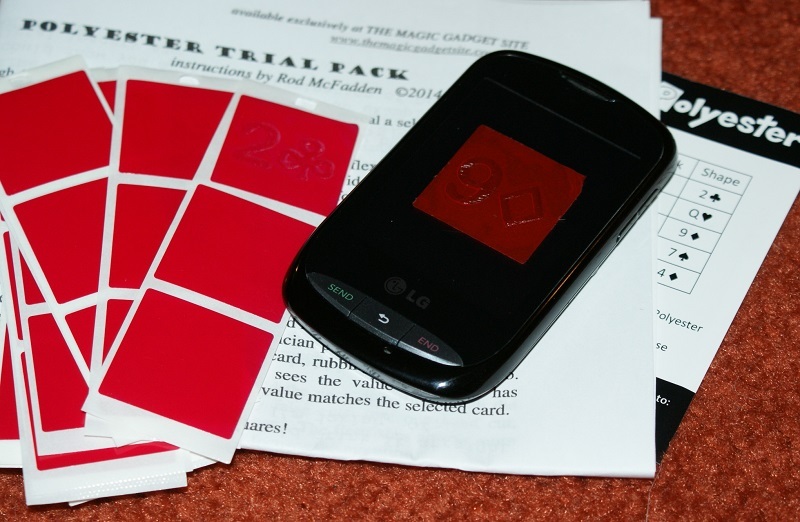Polyester Trial Pack --hi-tech card revelation with your phone     TMGS