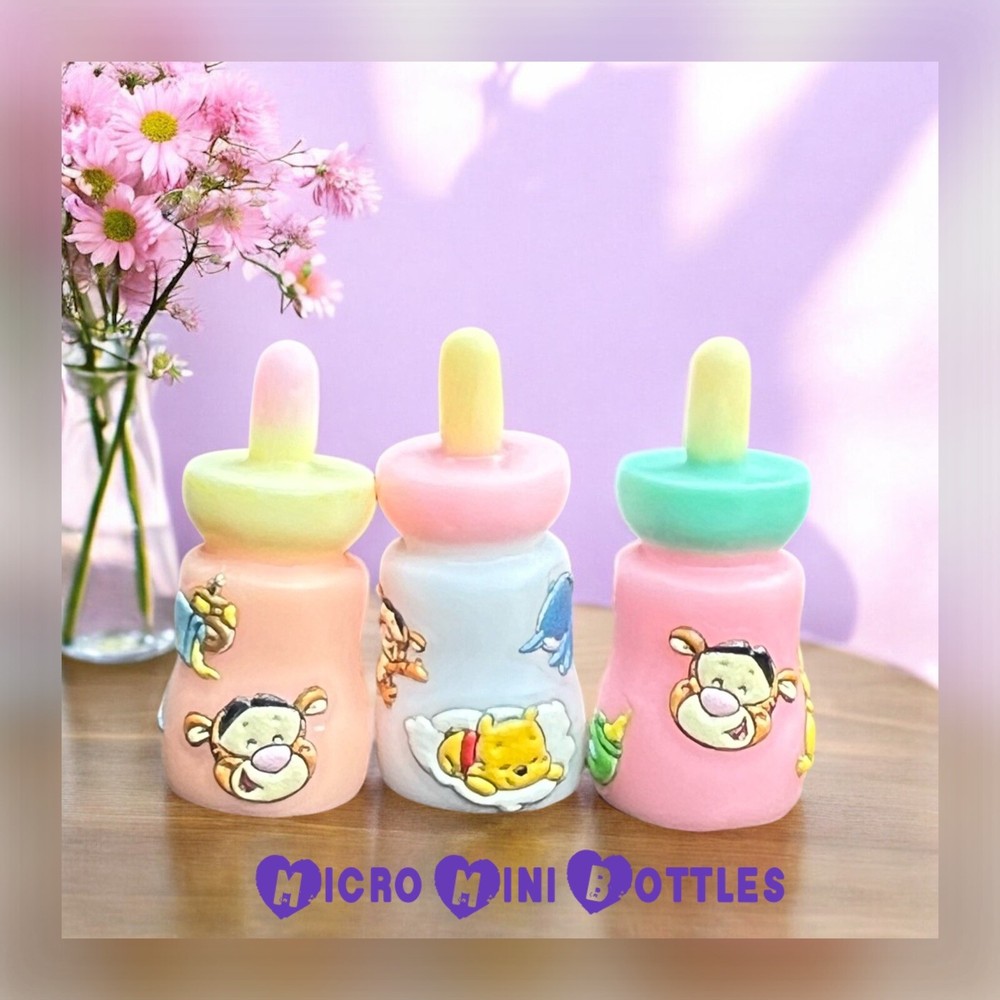 Micro Mini Bottles for Mini Reborns, Silicone Babies and More