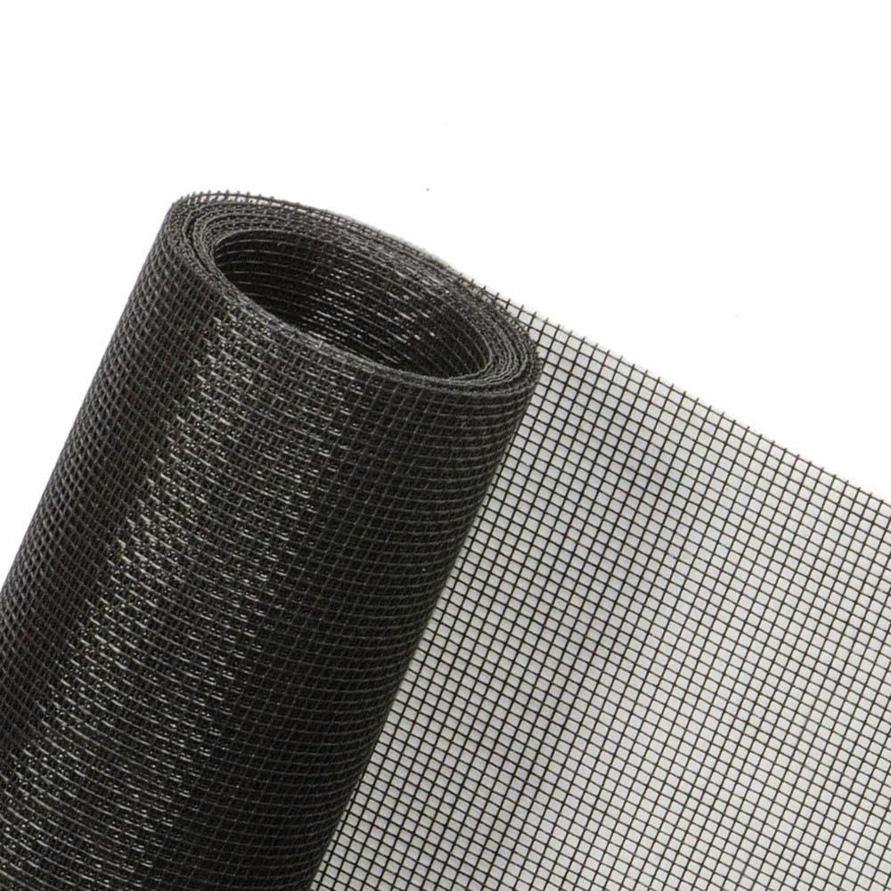 48-Inch x 100-Foot Adjustable Window Screen Mesh Replacement Roll for DIY Home Repair
