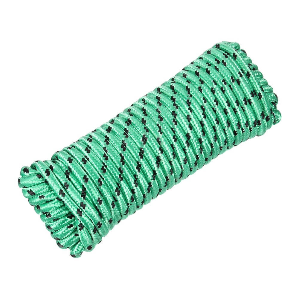 1/2 Inch 98ft Green Diamond Braided Nylon Rope for Flag Pole