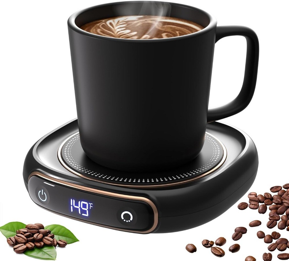 Coffee Mug Warmer with 3 Temperature Settings & Auto Shut Off
