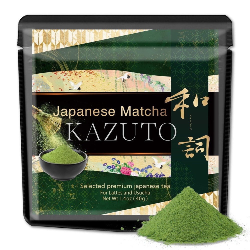 Kazuto Matcha Superior Ceremonial Grade Japanese Green Tea Powder